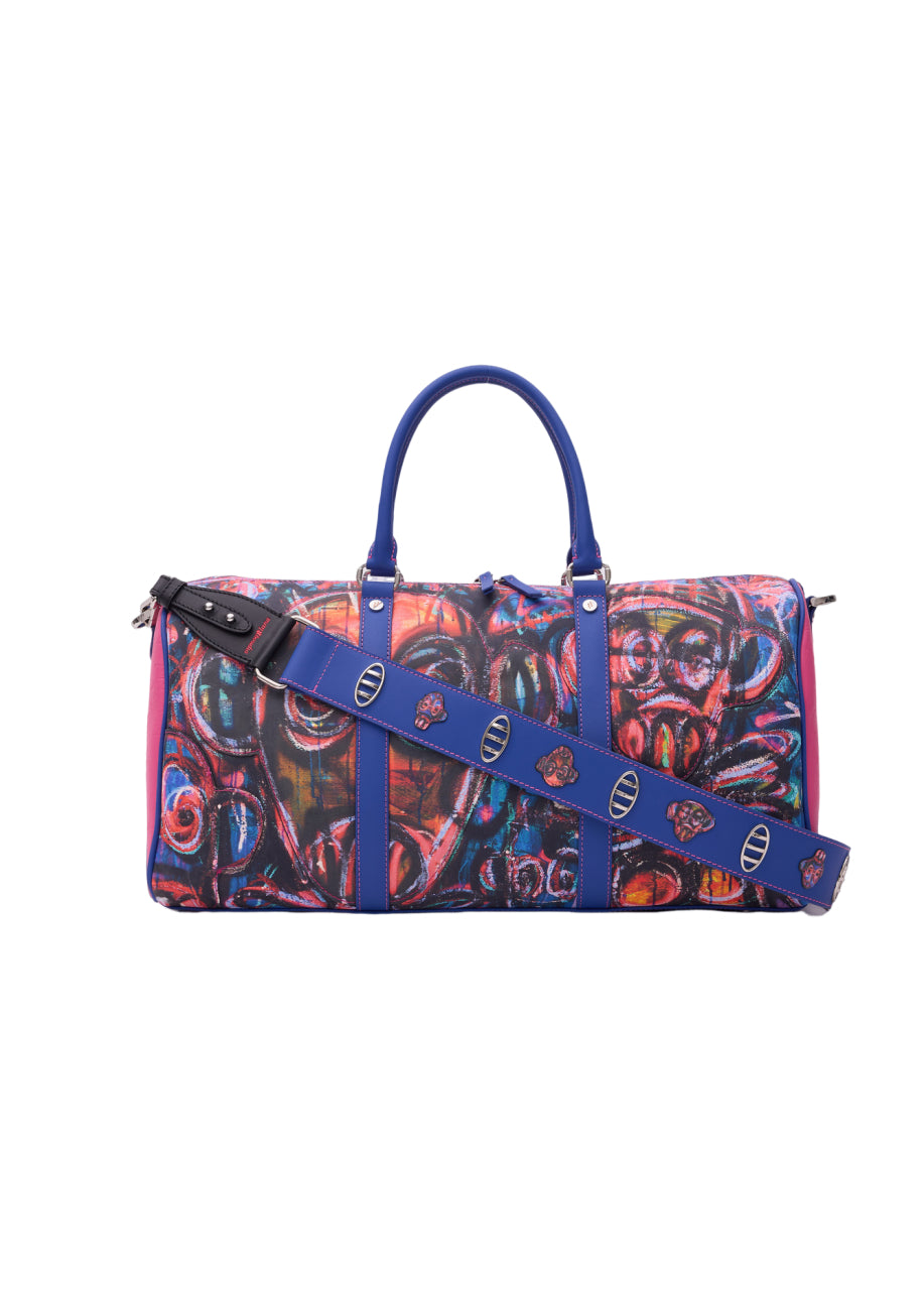 Duffle bag “La décision EN Bal Masqué en rose”